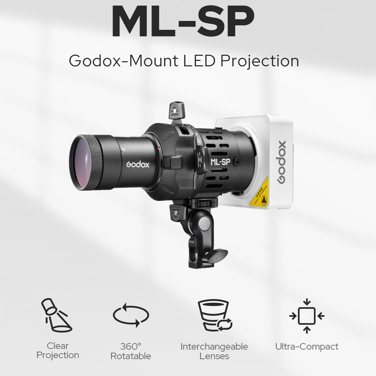 Amazon | Godox ML-SP-36 LEDプロジェクションアタッチメント（Godox
